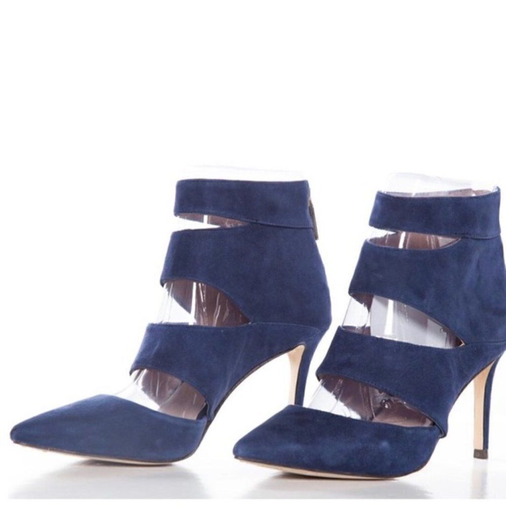 Louise Et Cie Sarmienta Heels Blue Navy Suede